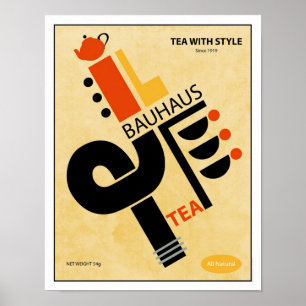 Bauhaus Tea Poster