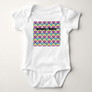 Bauhaus Triangle Mesh Baby Bodysuit