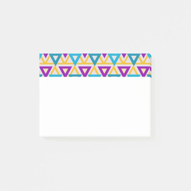 Bauhaus Triangle Mesh  Post-it Notes (Front)