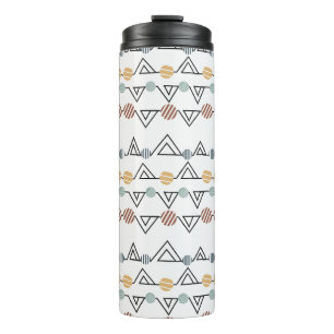 Bauhaus Triangles  Thermal Tumbler