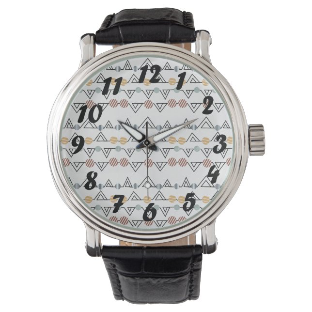 Bauhaus Triangles  Watch (Front)
