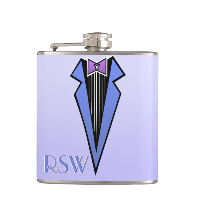Bauhaus Tuxedo - LBV (Personalized Flask) Hip Flask (Front)