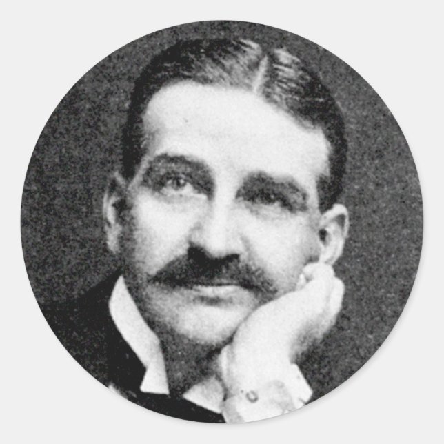 Baum ~ Frank Lyman Writer Wizard of Oz Classic Round Sticker (Front)