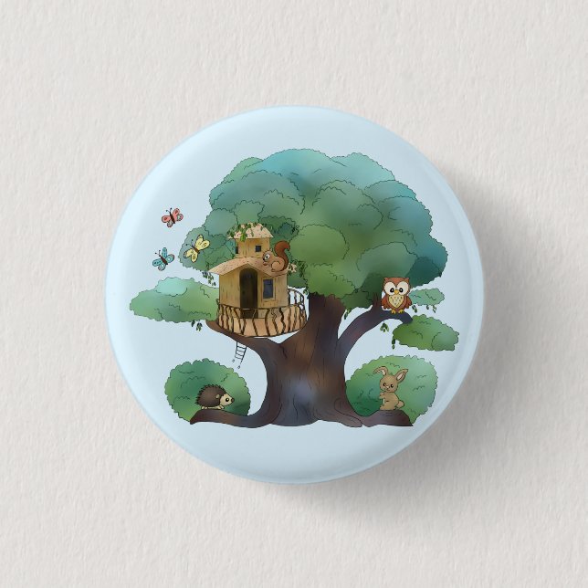 Baumhaus 1 Inch Round Button (Front)