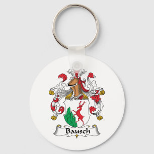 Bausch Family Crest Keychain