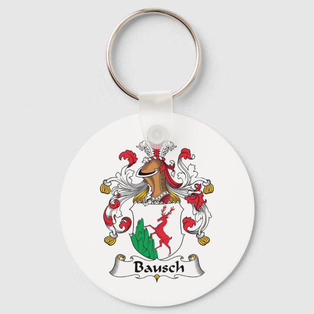 Bausch Family Crest Keychain (Front)