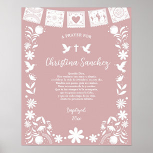 BAUTIZO Pink Cielito Lindo ( Poster