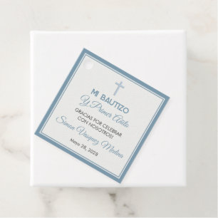 Bautizo y Primer Añito Baptism and First Birthday Favour Tags
