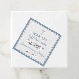 Bautizo y Primer Añito Baptism and First Birthday Favour Tags