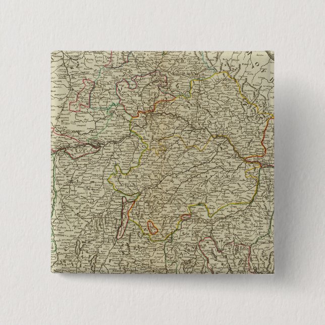 Bavaria 2 inch square button (Front)