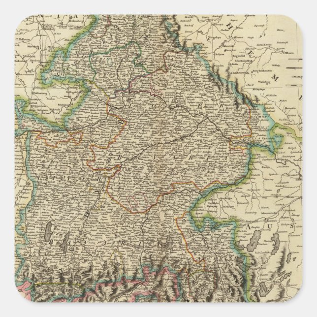 Bavaria 3 square sticker (Front)