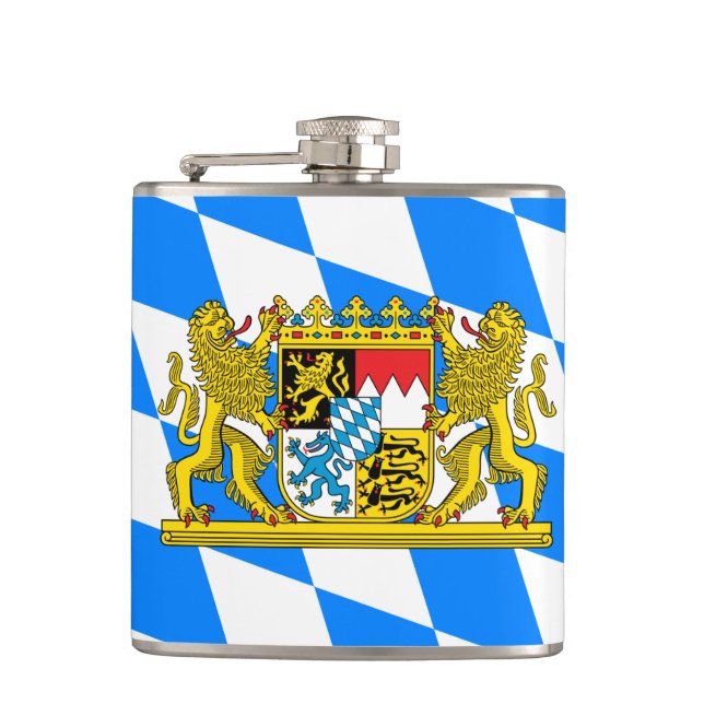 Bavaria Coat of arms Hip Flask (Front)