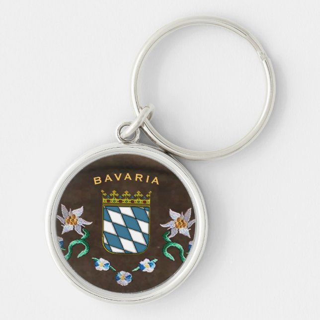 Bavaria Coat of Arms Keychain (Front)