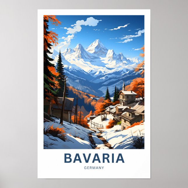 Bavaria Germany Travel Print (Front)