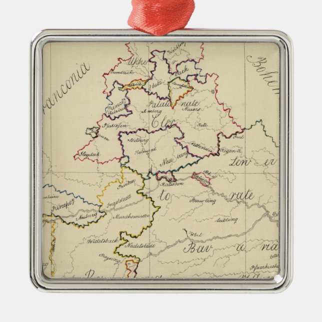 Bavaria Metal Ornament (Front)