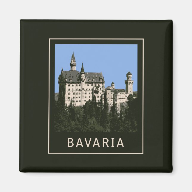 Bavaria Neuschwanstein Magnet (Front)