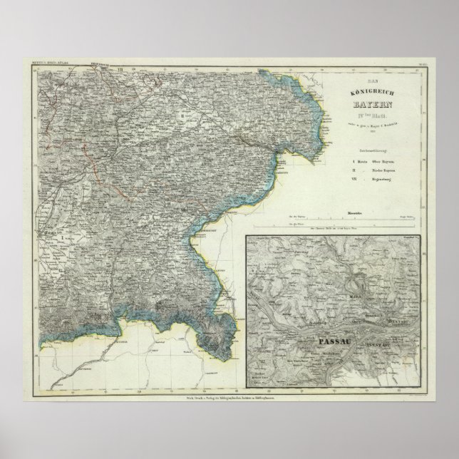 Bavaria, Passau Poster (Front)