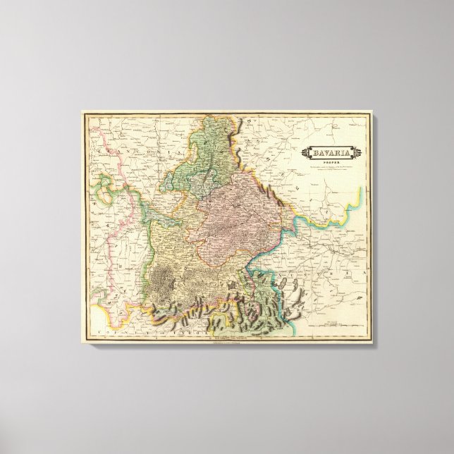 Bavaria proper canvas print (Front)