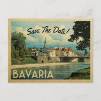 Bavaria Save The Date Germany Bad Tolz Isar River