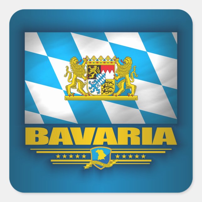 Bavaria Square Sticker (Front)