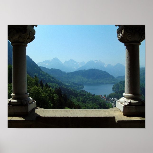 Bavarian Alps Poster (Front)