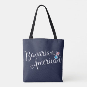 Bavarian American Entwined Hearts Grocery Bag