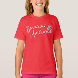 Bavarian American Entwinted Hearts T-Shirt