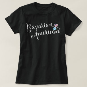 Bavarian American Entwinted Hearts T-Shirt