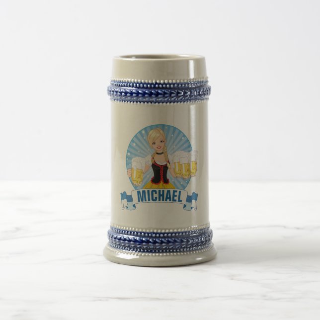 Bavarian Beer Babe Stein (Center)