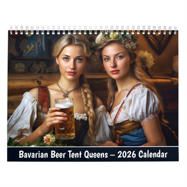 Bavarian Beer Tent Queens – 2026 Calendar (Cover)