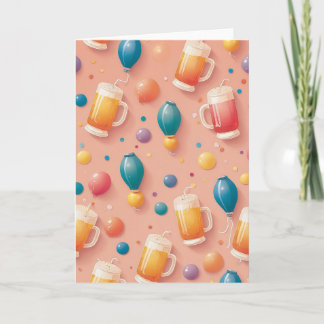Bavarian Birthday Cheers Card