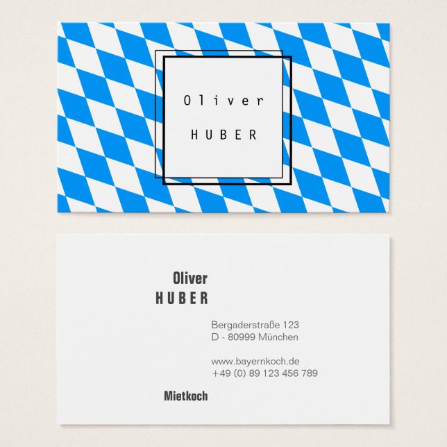 Bavarian blue (Front & Back)