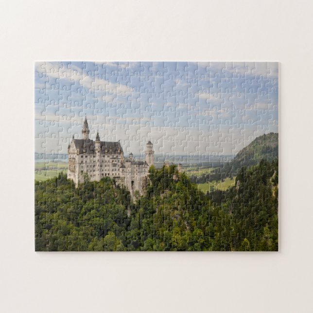 Bavarian Castle on a Hill Jigsaw Puzzle (Horizontal)