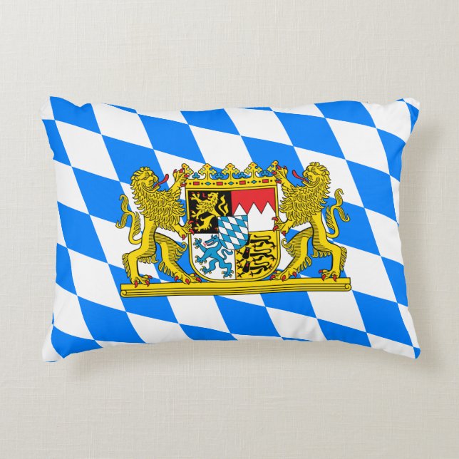 Bavarian Coat of arms Decorative Pillow (Front)