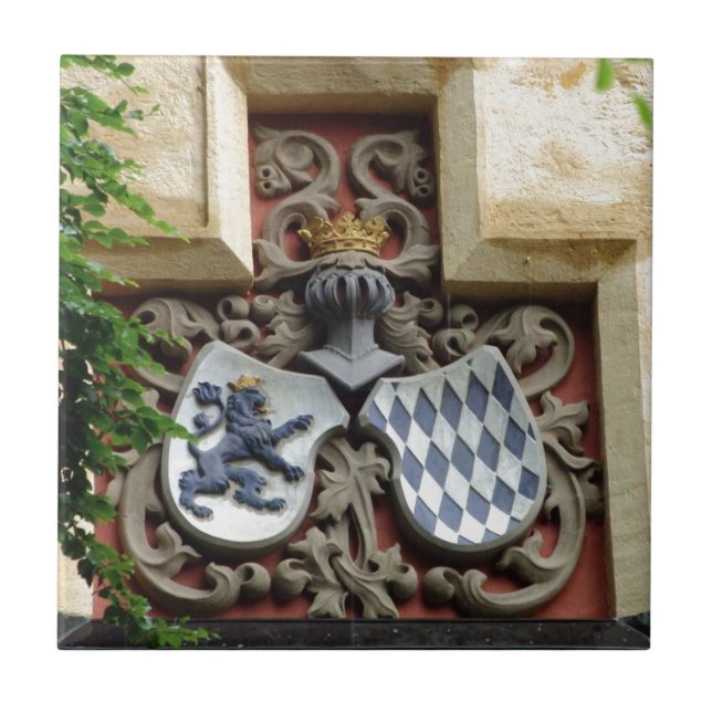 Bavarian Coat of Arms Tile (Front)