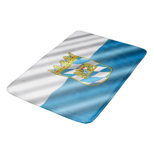 Bavarian flag bath mat