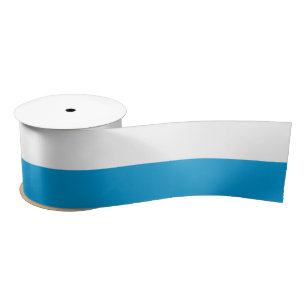 Bavarian Flag & Bavaria colours, holiday /sports Satin Ribbon