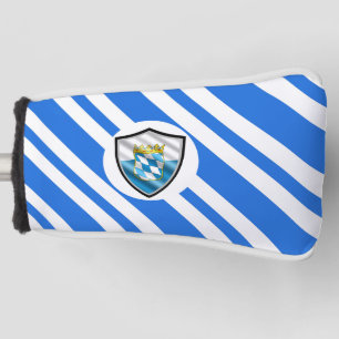 Bavarian flag golf head cover