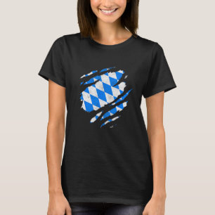 Bavarian Flag Munich Germany Europe German Bayern  T-Shirt