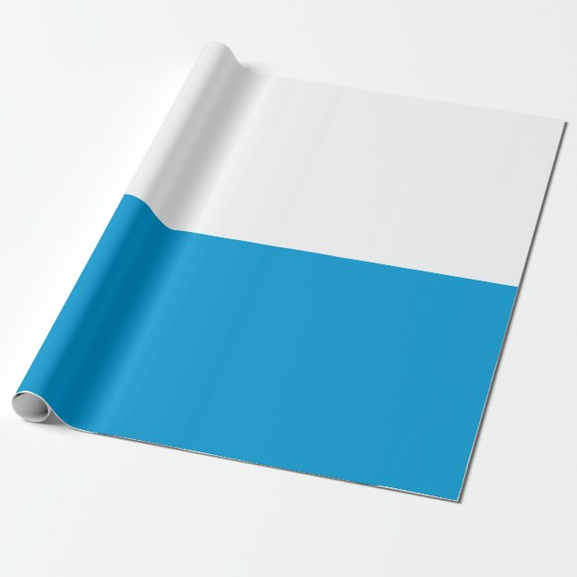 Bavarian Flag Wrapping Paper (Unrolled)