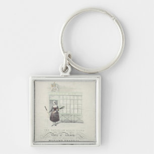 Bavarian Girls Song by Maxim Gouci, song sheet Keychain