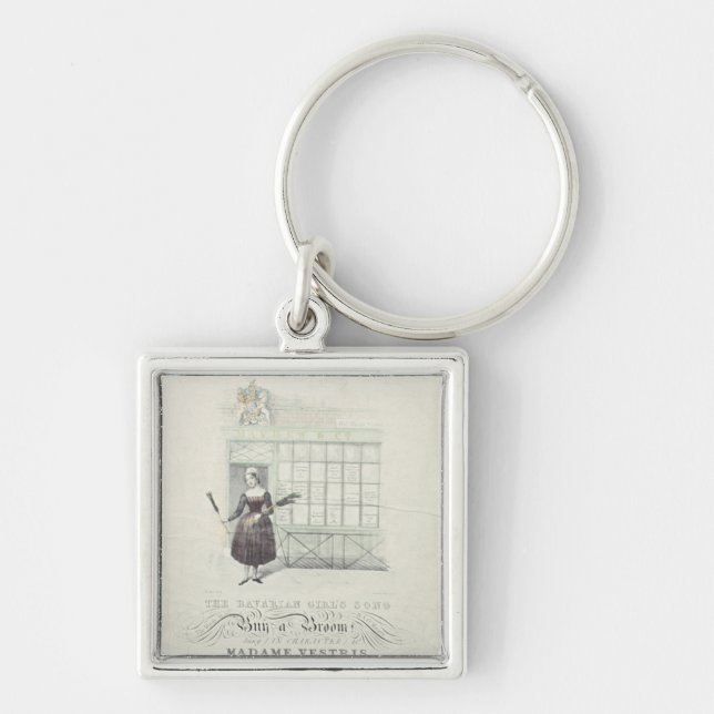 Bavarian Girls Song by Maxim Gouci, song sheet Keychain (Front)