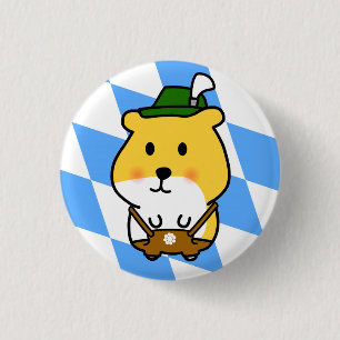 Bavarian Hamster 1 Inch Round Button