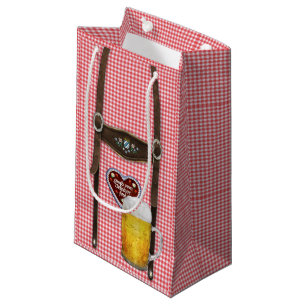 Bavarian Lederhosen Small Gift Bag