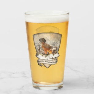 Bavarian Mountain Hound,  Art  Glass