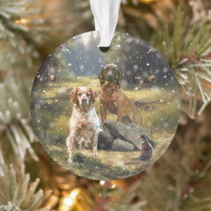 Bavarian Mountain Hound,  Art      Ornament