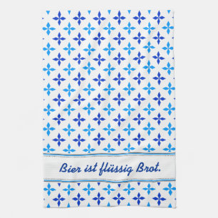 Bavarian pattern kitchen towel