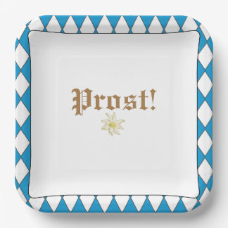 Bavarian Prost Paper Plate