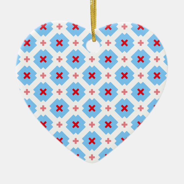 Bavarian subtle ceramic ornament (Front)
