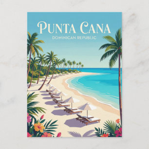 Bavaro Beach Dominican Republic Postcard